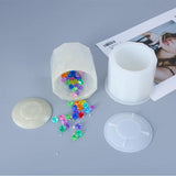 DIY Resin Mold Round Cylindrical Storage Box Silicone Mold Epoxy Resin Molds