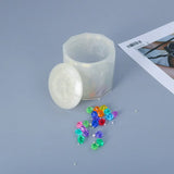 DIY Resin Mold Cylindrical Storage Box Epoxy Molds Jewelry Tools