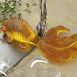 DIY Resin Jewelry Silicone Pendant Molds with Irregular Shape Gold