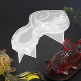 DIY Resin Jewelry Silicone Pendant Molds with Irregular Shape Gold