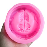 Silicone Resin Mold for Skull Ashtray - DIY Jewelry Mold for Men