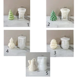 Resin Santa Christmas Tree Soap Molds - Candle Mould
