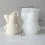 Resin Santa Christmas Tree Soap Molds - Candle Mould