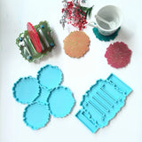 Irregular Cup Pad Silicone Mold Set for Resin
