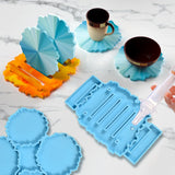 Irregular Cup Pad Silicone Mold Set for Resin
