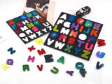 Resin Silicone Mold Plywood Letter Board Puzzle Set