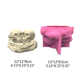 Resin Vase Mold Succulent Flower Pot Ashtray Molds Halloween Dropship