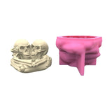 Resin Vase Mold Succulent Flower Pot Ashtray Molds Halloween Dropship