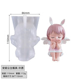 DIY Resin Wings Angel Princess Silicone Mold Cake Home Decor