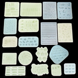 Ribbon Letter Mushroom Resin Mold for Jewelry Tool
