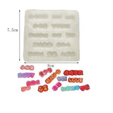 Ribbon Lollipop Skull Web Silicone Mold Epoxy Resin Mold Jewelry Tool