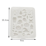 Ribbon Lollipop Skull Web Silicone Mold Epoxy Resin Mold Jewelry Tool