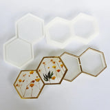 DIY Resin Mold Hexagon Honeycomb Combined Storage Boxes
