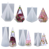 Hexagonal Conical Ring Display Rack Silicone Mold for Jewelry Making
