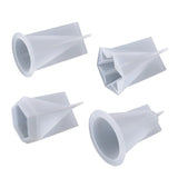 Hexagonal Conical Ring Display Rack Silicone Mold for Jewelry Making