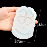 Rotating Leaf Epoxy Resin Mold Shaker Jewelry Silicone Key Chain Mold