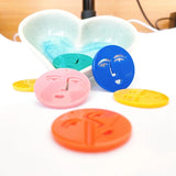 DIY Human Face Expression Acrylic Earrings Set