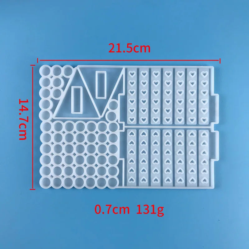 DIY Love Shaped Chess Silicone Mold Jewelry Making Resin Mould