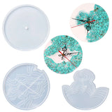 Round Sea Island Clock Silicone Mold - Epoxy Resin Mold