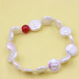 Baroque Pearl Bracelets for Women Elastic Rope Jewelry Vintage Charm Gift