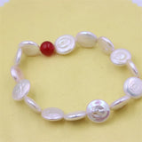 Baroque Pearl Bracelets for Women Elastic Rope Jewelry Vintage Charm Gift