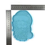 Santa Claus Tray Epoxy Resin Mold Coaster Jewelry Storage Silicone Mould