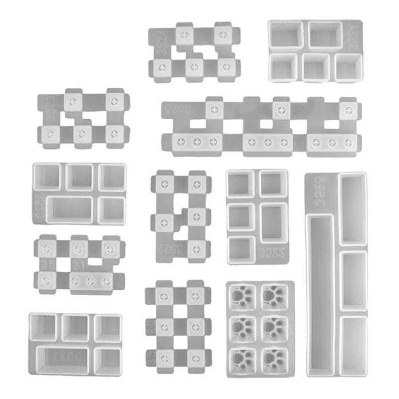DIY Manual Mechanical Gaming Keyboard Keycaps Resin Molds