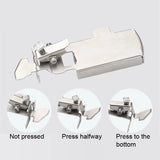 Seam Guide Presser Foot for Sewing Machine Industrial Domestic Fine Tucker Gauge