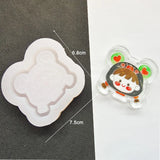 Cloud Shaped Silicone Mold Epoxy Resin Mold Key Chain Jewelry Tools
