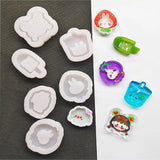 Cloud Shaped Silicone Mold Epoxy Resin Mold Key Chain Jewelry Tools