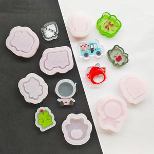 DIY Shaker Mold Epoxy Resin Mold Silicone Jewelry Tools