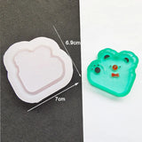 Shaker Mold Lion Flower Silicone Epoxy Resin Key Chain Jewelry Tools