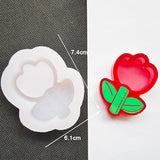 Shaker Mold Lion Flower Silicone Epoxy Resin Key Chain Jewelry Tools