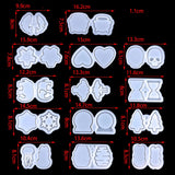 Shaker Mold Silicone Epoxy Resin Dolphin Tree Pot Keychain Jewelry