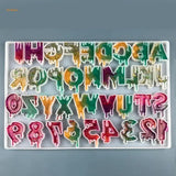 DIY English Letters Numbers Keychain Mold Resin Epoxy Jewelry