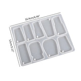 DIY Drink Cup Shape Keychain Charm Mould Resin Epoxy Jewelry