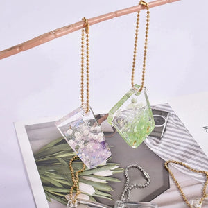 DIY Drink Cup Shape Keychain Charm Mould Resin Epoxy Jewelry
