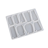 DIY Drink Cup Shape Keychain Charm Mould Resin Epoxy Jewelry