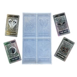 Halloween Cards Keychain Mold Resin Epoxy Jewelry