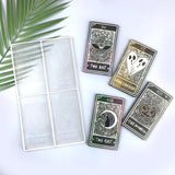 Halloween Cards Keychain Mold Resin Epoxy Jewelry