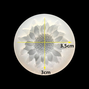 DIY Silicone 3D Flower Moulds Epoxy Resin Jewelry Pendant Crafts