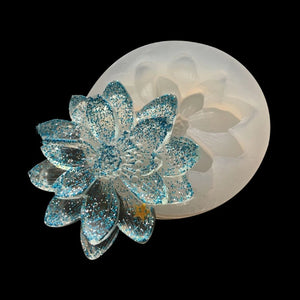 DIY Silicone 3D Flower Moulds Epoxy Resin Jewelry Pendant Crafts