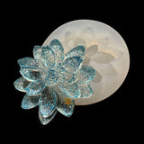 DIY Silicone 3D Flower Moulds Epoxy Resin Jewelry Pendant Crafts