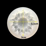 DIY Silicone 3D Flower Moulds Epoxy Resin Jewelry Pendant Crafts