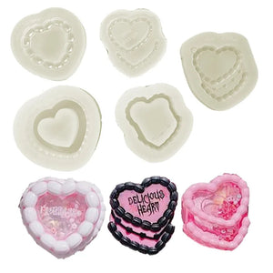 DIY Silicone Epoxy Resin Mold Cake Storage Box Tanks Mold Resin Molds