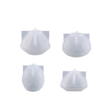 DIY Silicone Epoxy Resin Mold Face Polygon Drawer Handle Accessories