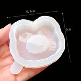 Silicone Epoxy Resin Mold Shaker Mold Bear Rabbit Cat Head