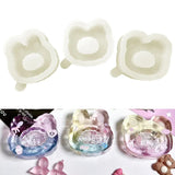 Silicone Epoxy Resin Mold Shaker Mold Bear Rabbit Cat Head