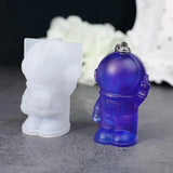 Spaceman Shaped Silicone Resin Mold for DIY Jewelry Making