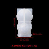 Spaceman Shaped Silicone Resin Mold for DIY Jewelry Making